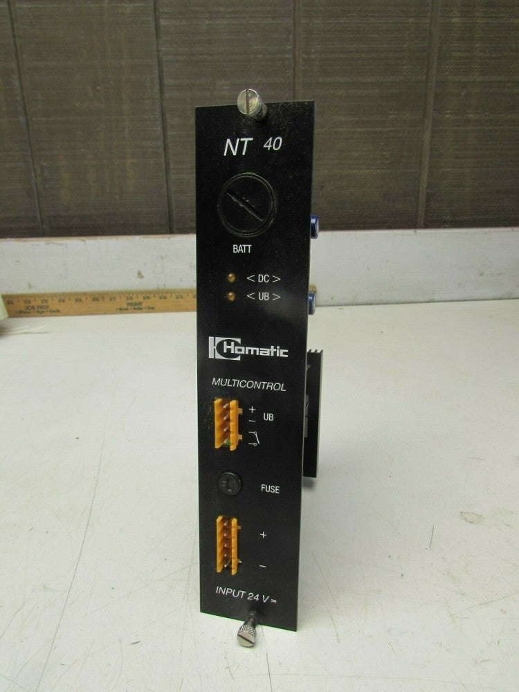 B&R HOMATIC MULTICONTROL NT40 ECNT40-0 REV 02.00 POWER MODULE XLNT USED TAKEOUT 