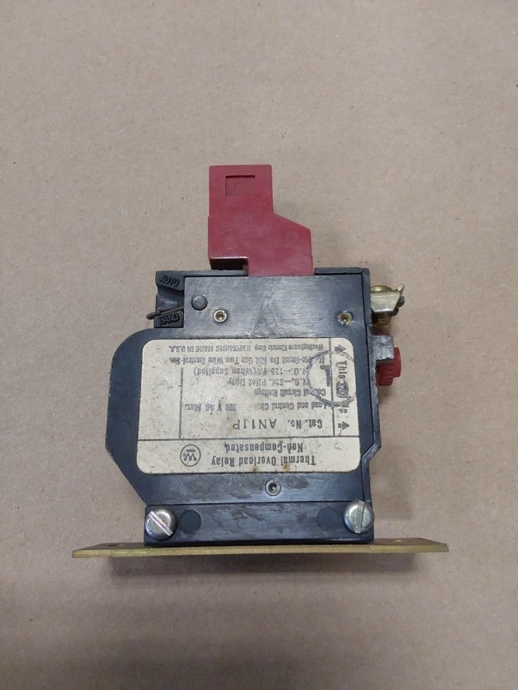 NEW Westinghouse AN11P THERMAL OVERLOAD RELAY 600VAC 