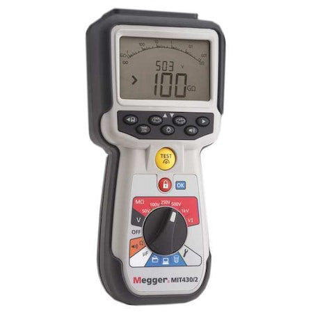 Megger Mit430/2 Battery Operated Megohmmeter,1000Vdc