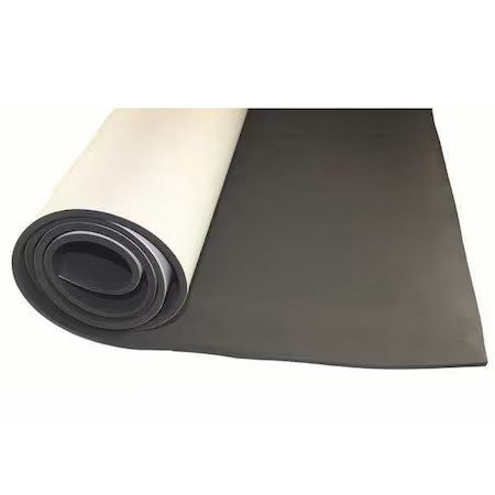 Zoro Select Cce251/8X1/250T Foam Strip, Water-Resistant Closed Cell, 1/2 In W,
