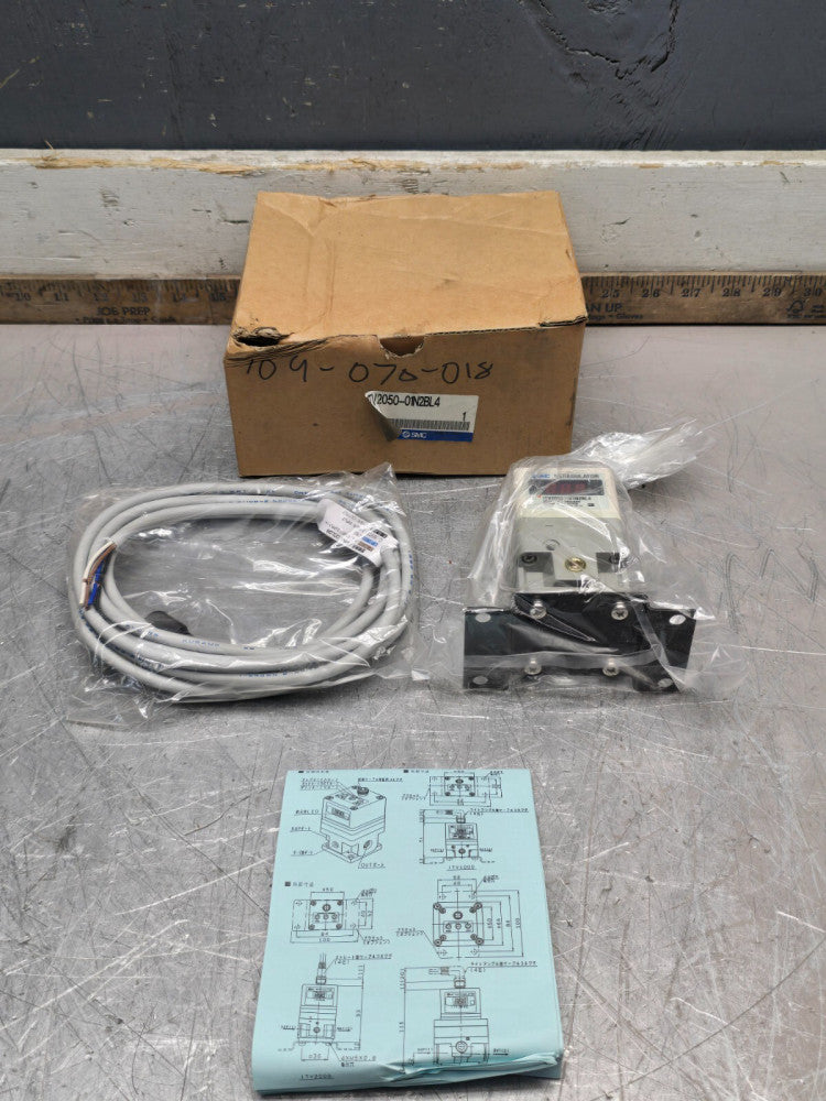 SMC ITV2050-01N2BL4 ,ELECTRO-PNEUMATIC REGULATOR ,4-20MA ,NEW IN BOX!MAKE OFFER!