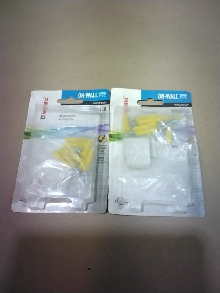 Legrand Wiremold NMW910 On-Wall Wiring PVC, Lot Of 2
