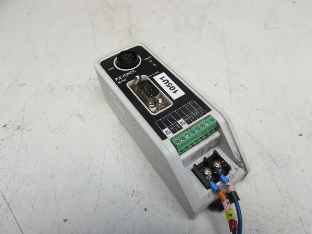 KEYENCE COMMUNICATION UNIT FOR BARCODE SCANNER N-R2 XLNT USED TAKEOUT M/OFFER