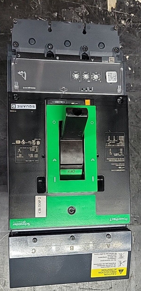 Square D LGA36400CU33X 3 Pole 400 Amp PowerPact Circuit Breaker