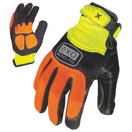 Ironclad Performance Wear Exo2-Hza-05-Xl Exo Hi-Vis Mechanics Gloves, Embossed