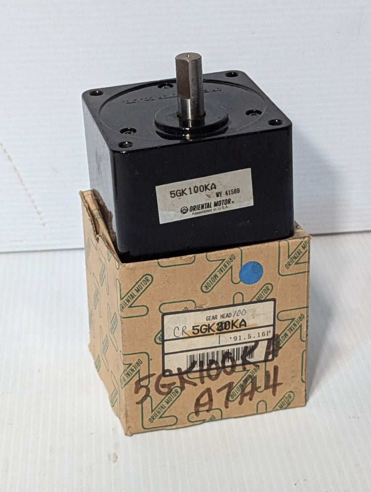 Oriental Motor 5Gk100Ka Gear Head+Returns