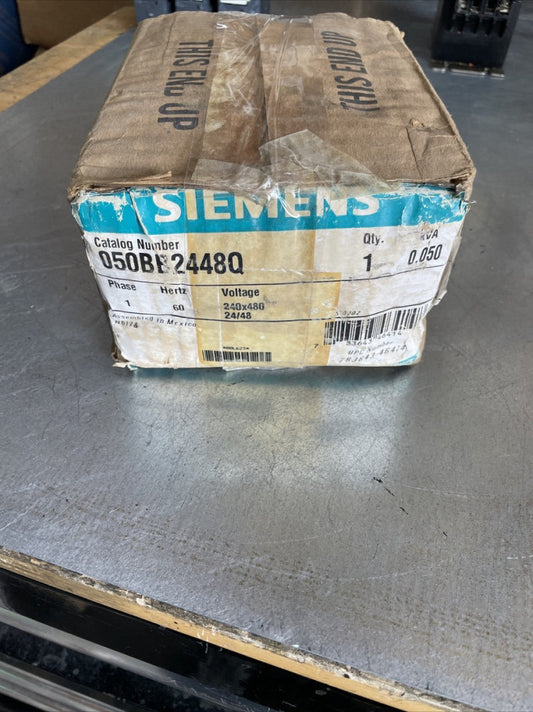 1- SIEMENS 050BB2448Q DRY TYPE 240X480 1 PHASE 60Hz ~ USED OLD STOCK