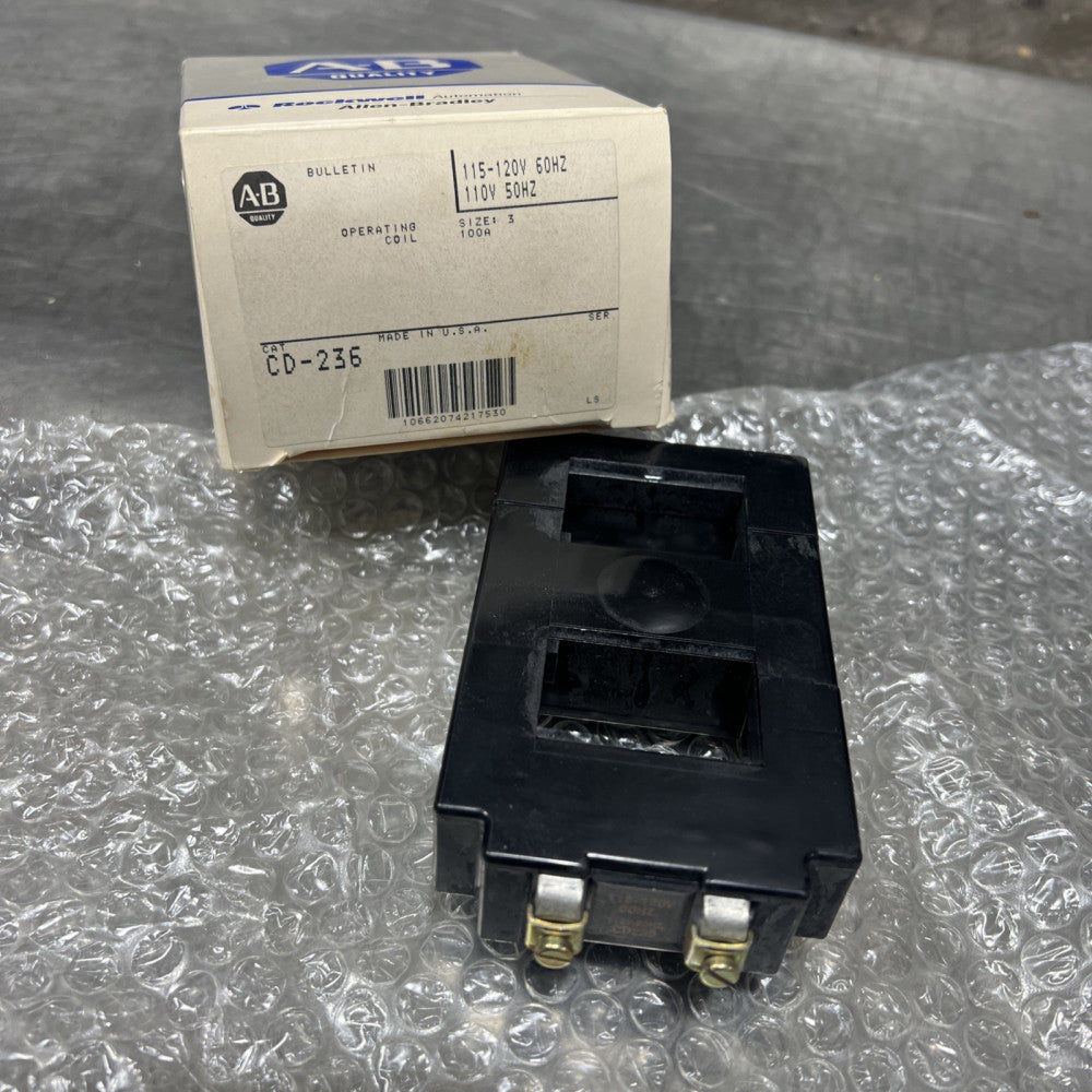 A / B CD236 COIL 115-120V 60HZ SIZE 3 Nos SURPLUS