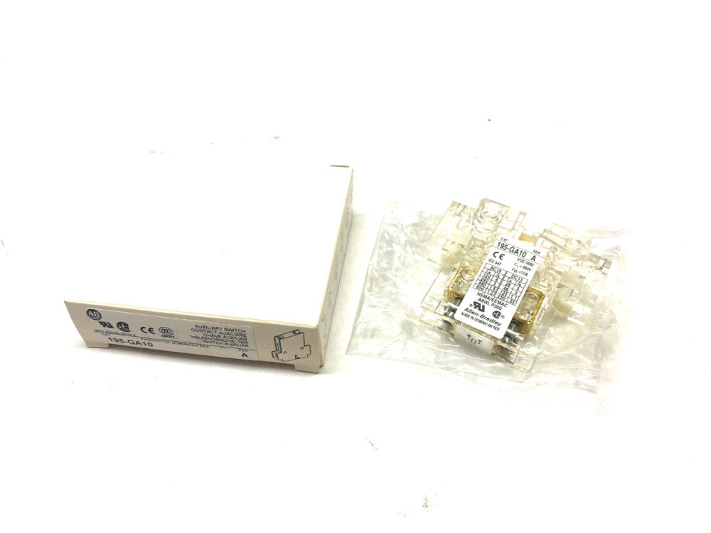 Allen Bradley 195-GA10 Ser. A Auxiliary Contact Switch