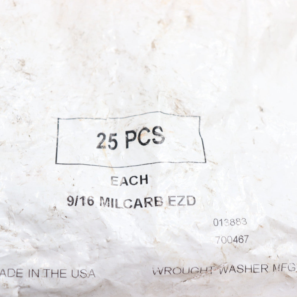 (25-Pk) Washers MILCARB EZD 9/16" 