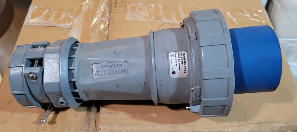 Mennekes ME 4100P9 Power Plug, 100A, 4W, 250vac, 3 Phase, Type: 60930MZ