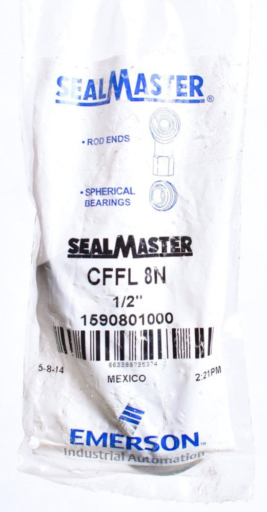 Sealmaster Female LH Rod End Bearing Two-Piece Greasable 1/2" Bore  CFFL 8N