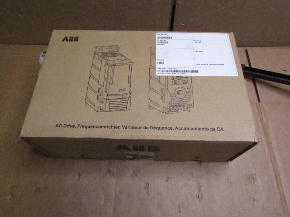 ABB  ACS355-03U-05A6-4+J400 ,  AC Drive, 3-hp, w/ KEYPAD *NEW FACTORY SEALED*