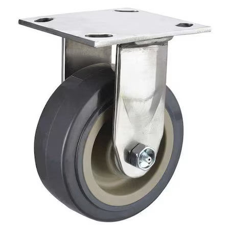 Zoro Select P21rx-Up050d-14 Kingpinless Rgd Caster,Poly,5 In,900 Lb.