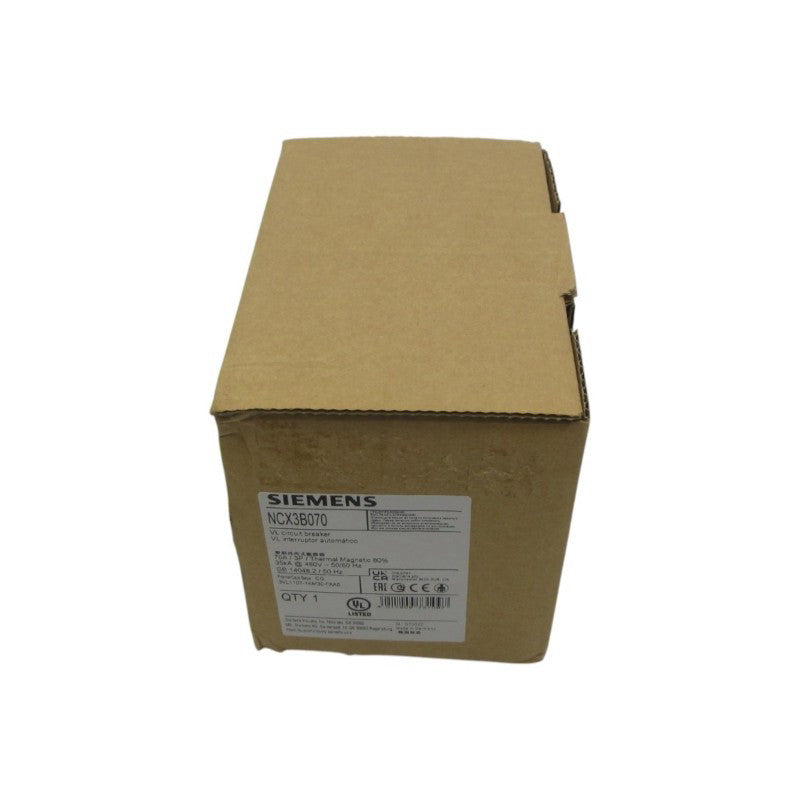 SIEMENS NCX3B070 3VL1107-1KM30-0AA0 480V 70A NSMP