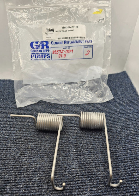 (QTY 2) The Gorman Rupp 38572-004 17110 Check Valve Spring Fits Gorman Rupp Pump