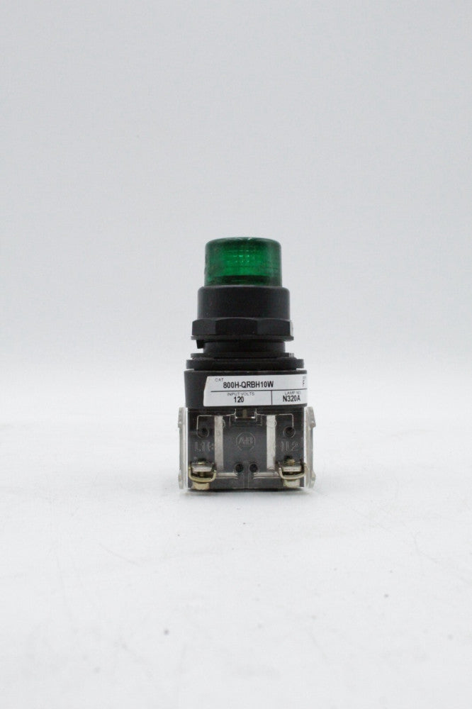 Allen-Bradley 800H-QRBH10W Green Push Button