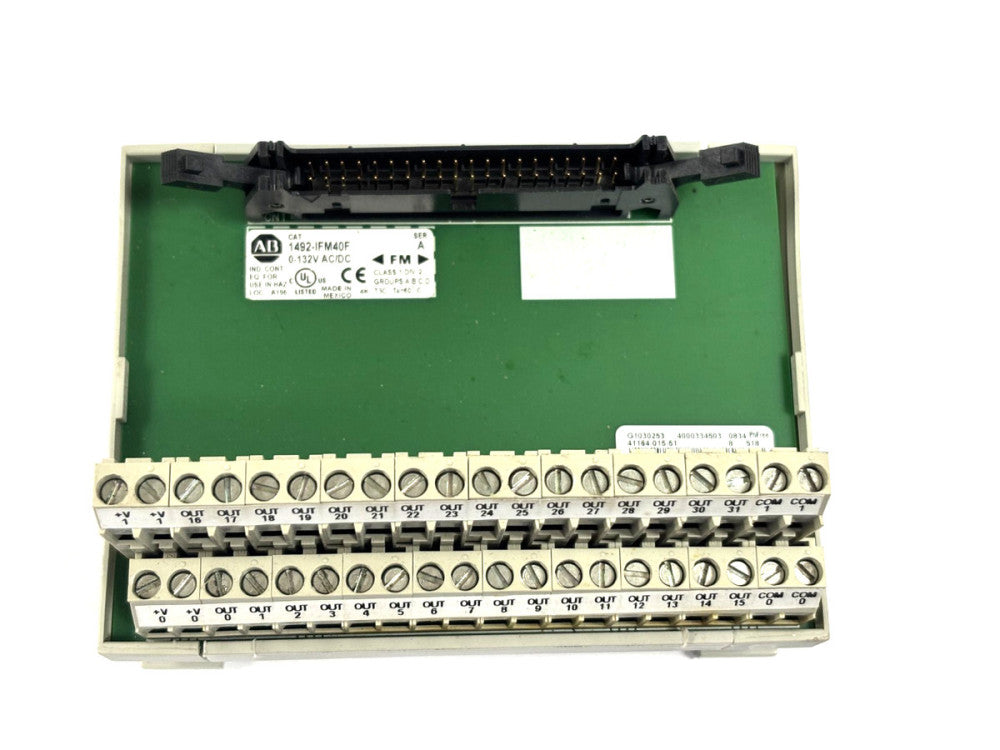 ALLEN BRADLEY 1492-IFM40F ANALOG INTERFACE MODULE 0-132V AC/DC
