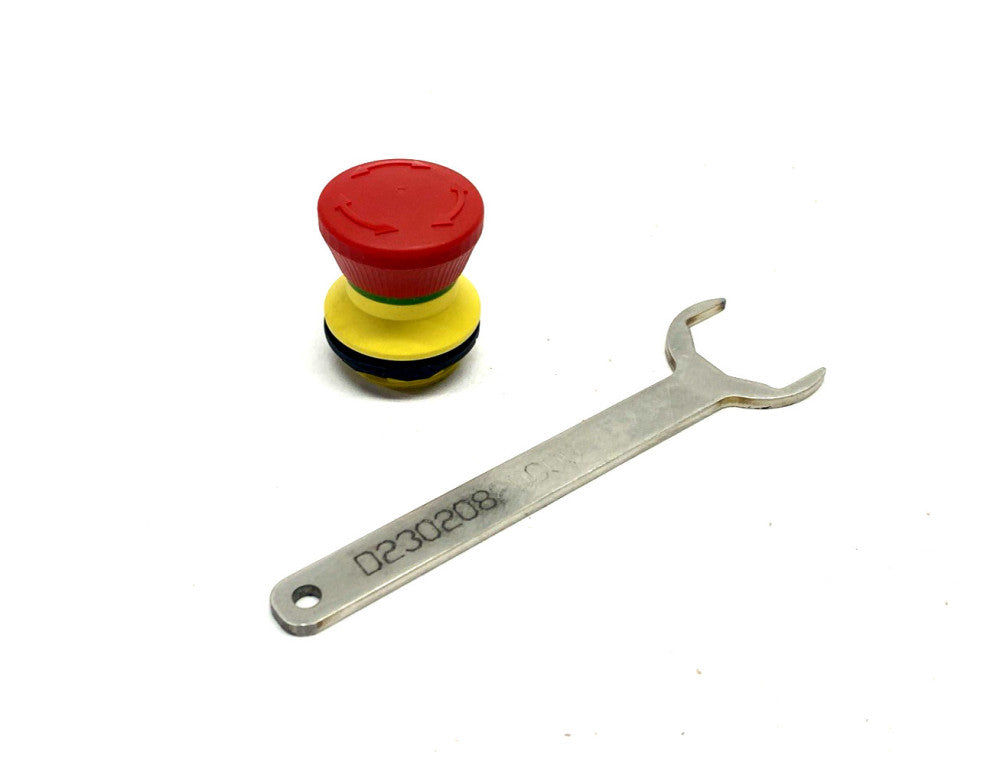 Indeva 2KITR0056 Emergency Stop Button Easy 6, 22mm Hole 28mm Actuator