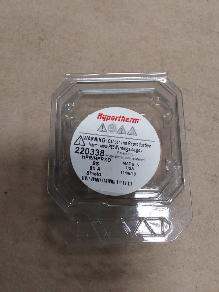 Hypertherm 220338 HPR/HPRXD SS 80 Amp Shield..E5