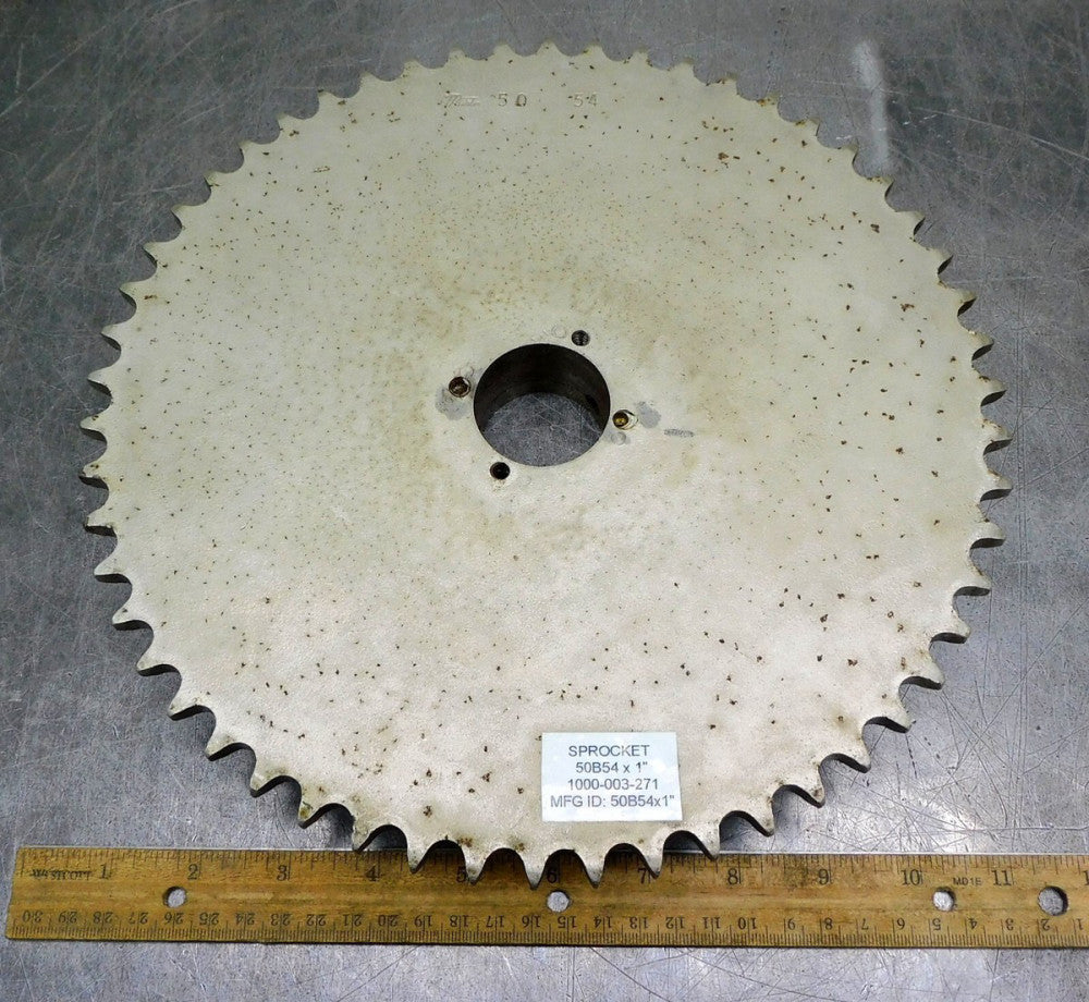 Martin 50B54 Roller Chain Sprocket #50 54 Teeth 1-5/8" Bore