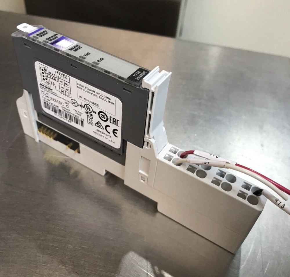 Allen Bradley 1734-232ASC POINT I/O RS-232 ASCII Interface with 1734-TOP