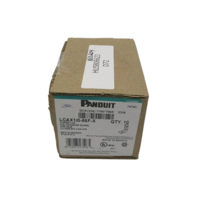 PANDUIT LCAX1/0-56F-X (PKG OF 10) NSMP