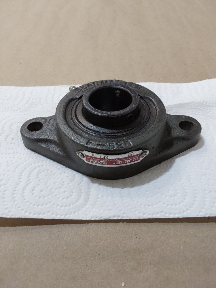 SEALMASTER 2-BOLT FLANGE BLOCK BEARING 1 3/16" SFT-19 