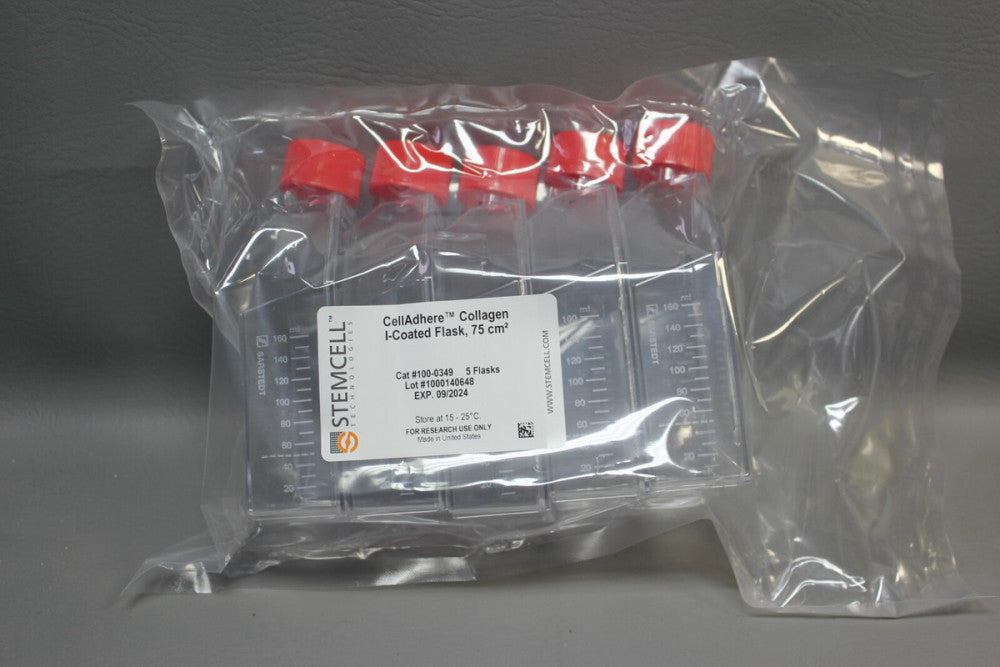 5- STEMCELL CELLADHERE COLLAGEN I-COATED FLASK 75CM 100-0349
