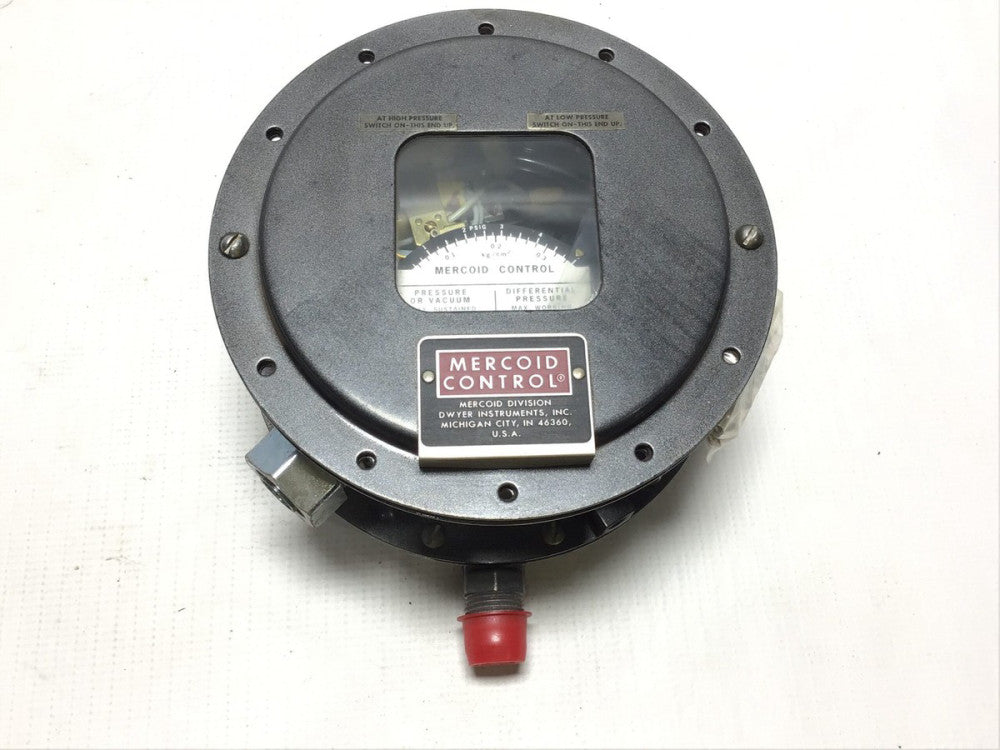 Mercoid Control PGW-153-P2 Gas Pressure/Differential Pressure Switch 120/240C...