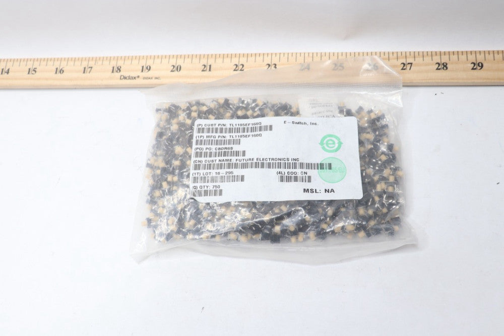 (750-Pk) Future Electronics Tactile Switches PA Nylon 0.05A-12VDC TL1105EF160Q