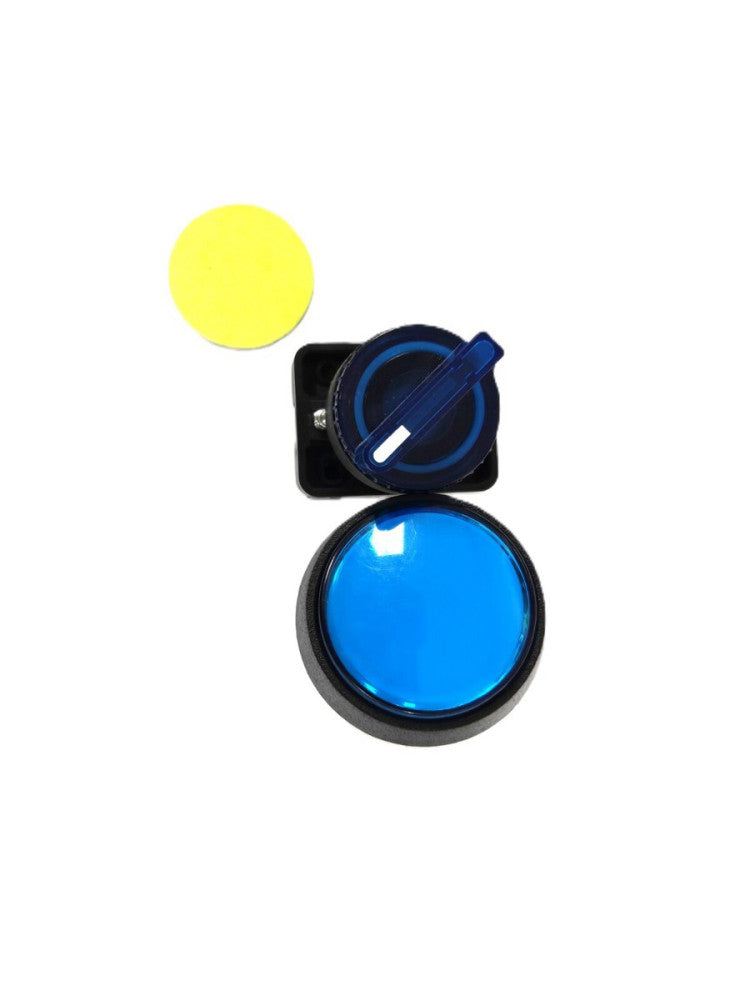 BLUE BUTTON AND BLUE SWITCH    LOT OF 2