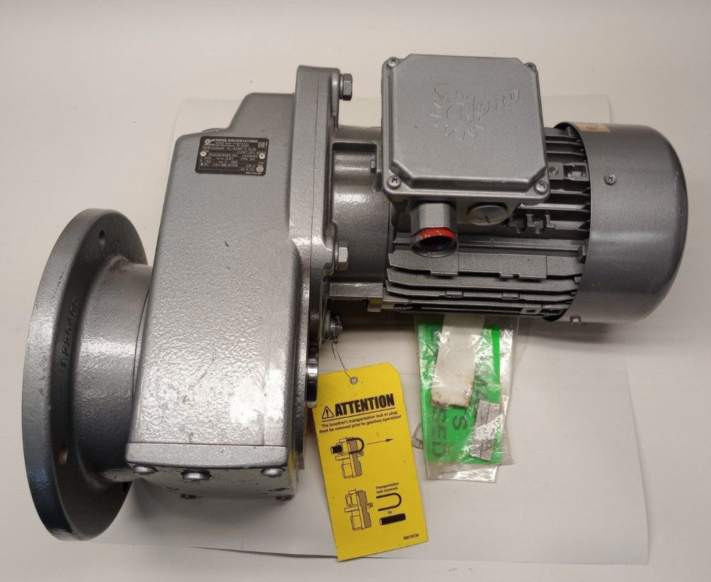 Nord SK2282AF-VL-90SP/4-CUS x 4.51 Gear Motor SK90SP/4CUSTW 3ph 1.5hp Ratio 4.51
