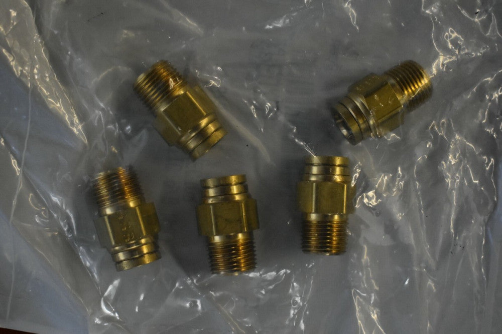 [Pack of 5] Prestomatic A/B Male Connector 3/8 Tube x 3/8 Pipe KP60786