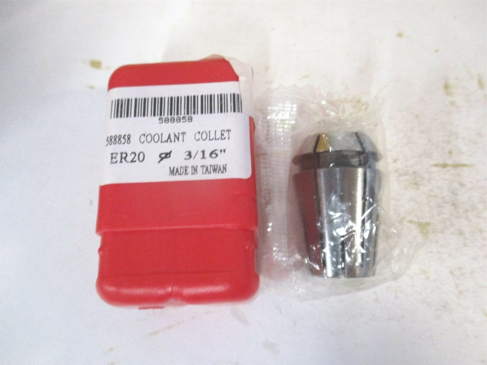 (588858) 3/16" ER20 ER Coolant Collet 
