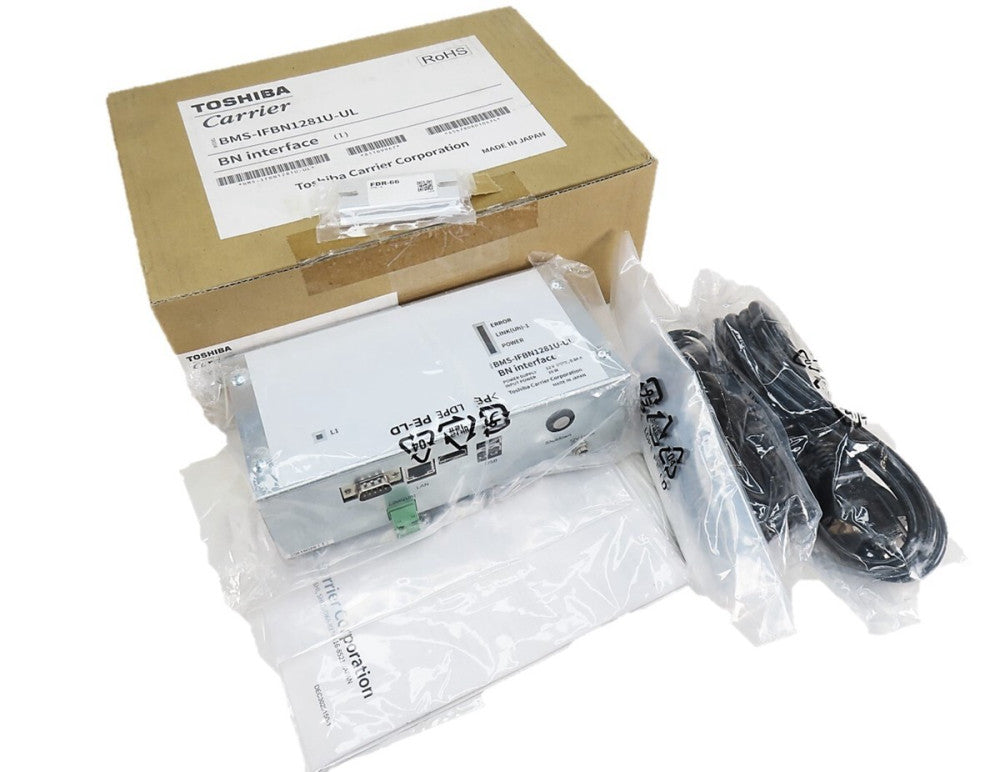 Toshiba Carrier BMS-IFBN1281U-UL BN Interface BACnet Server HVAC Control NIB