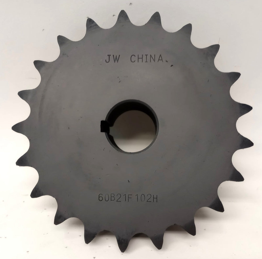 JW 60B21F102H 1-1/8 Hardened 21T 1-1/8" Keyed Bore Sprocket 60B21F102H118