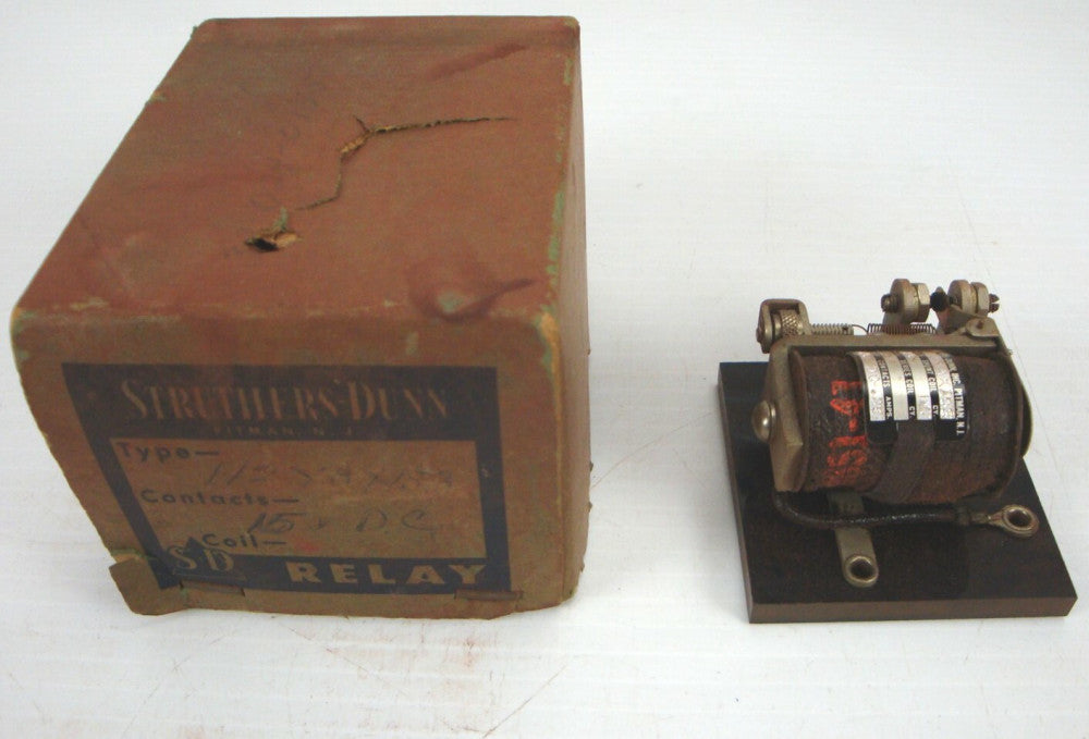 STRUTHERS-DUNN POWER RELAY 112AXA153 .25VDC 115V AC (NEW in BOX)