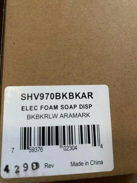 Rely Hybrid Electronic Touchless Soap Dispenser San Jamar SHV970BKAR BLACK