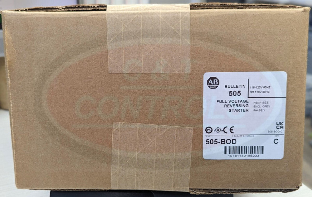 Allen Bradley 505-BOD Size 1 120V Reversing Starter New In Box USA Stock