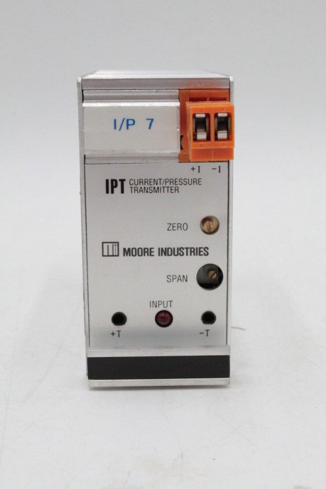 Moore Industries IPT/4-20MA/3-27PSIG/35PSIG/35PSI-FA7 Pressure Transmitter
