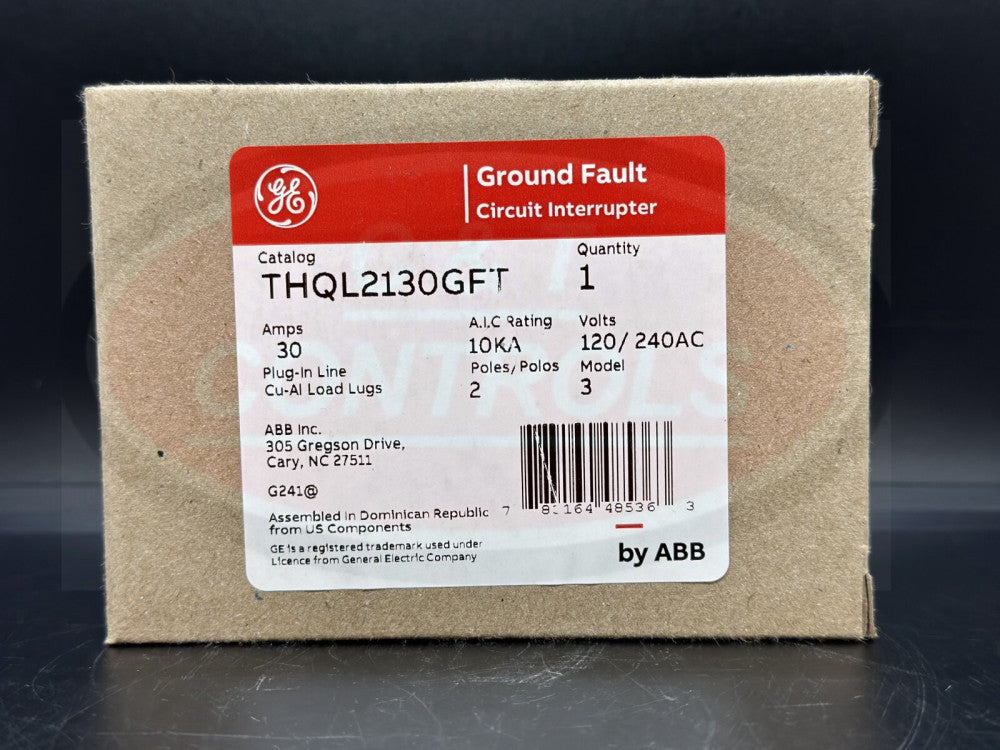 GE THQL2130GFT 2 Pole 30AMP Plug In GFCI Circuit Breaker New In Box USA Stock