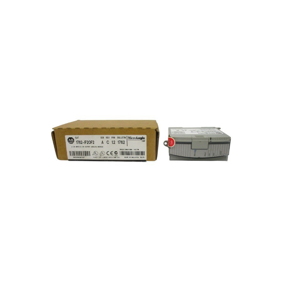 ALLEN BRADLEY 1762-IF2OF2 SER. A F/W 1.2 24VDC 0.105A REV. C (BR/WH) NSMP