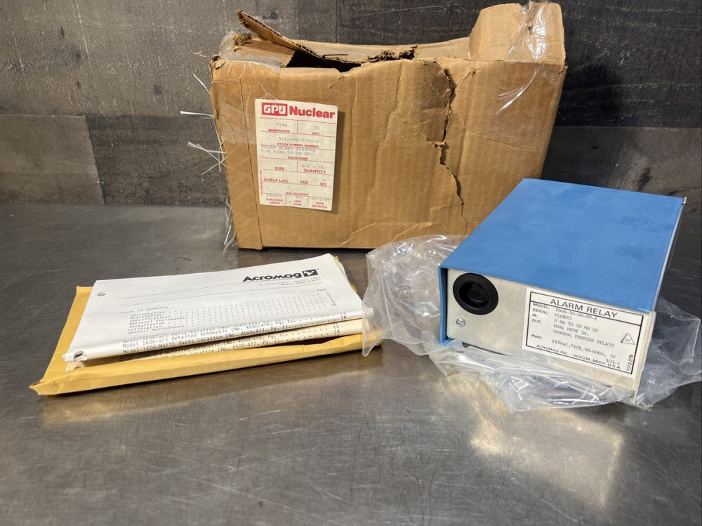 Nos Surplus ACROMAG 160A-50-DN-NP-1 ALARM RELAY