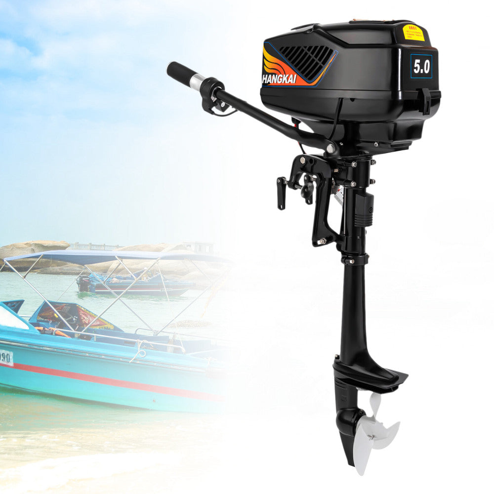 48V 1200W Electric Brushless Outboard Motor Fishing Boat Engine Short Shaft 42cm
