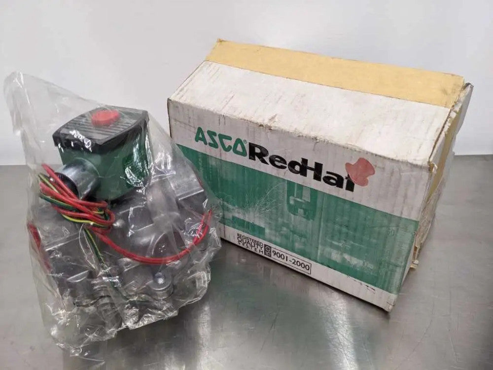 ASCO 8214G06418955 N.O. Solenoid Valve 1 1/4 60/120 Fuel Gas 5 PSI