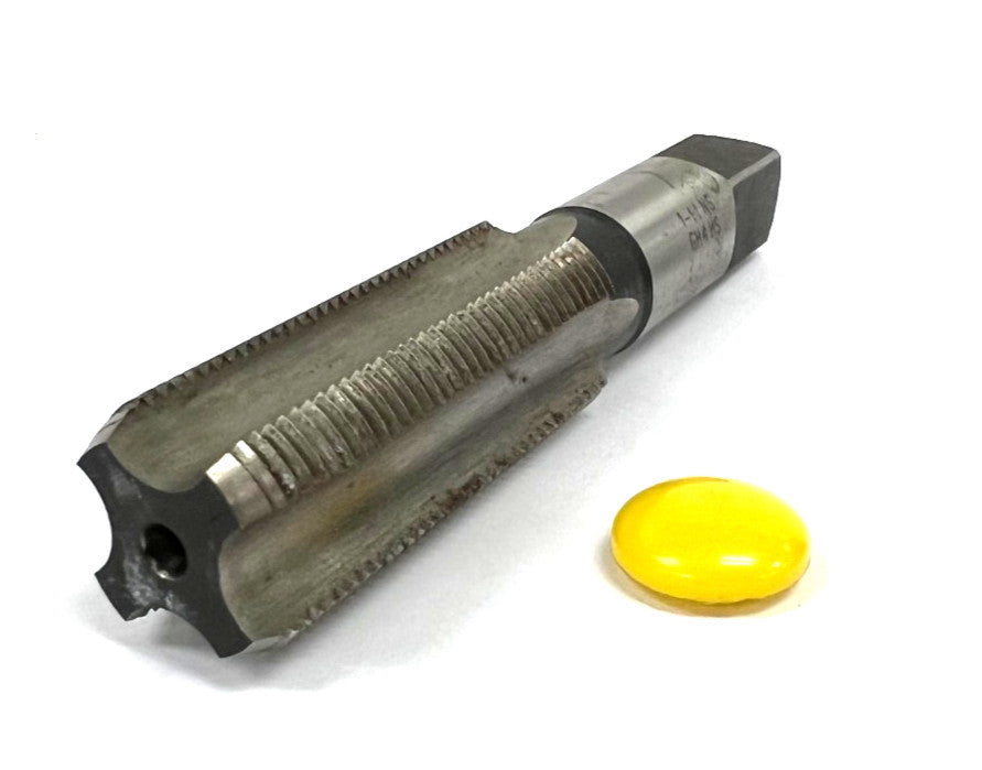KENNAMETAL 1-14 UNS TAP STRAIGHT 4 FLUTE 3B CLASS HSS OAL 5-1/8"