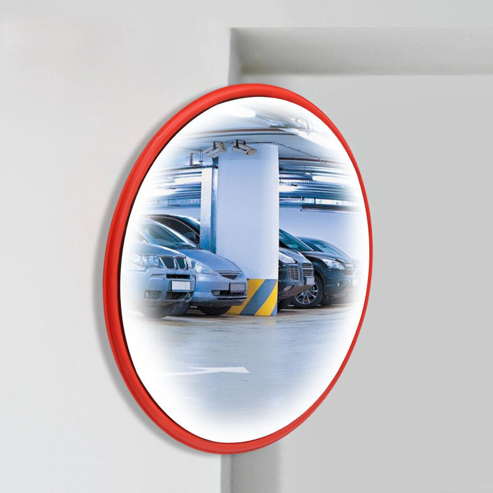 24" Safety Convex Mirror Large Round Outdoor Mirror Blind Spot Mirror Wide Angle