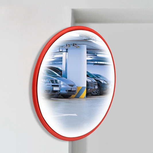 24" Safety Convex Mirror Large Round Outdoor Mirror Blind Spot Mirror Wide Angle