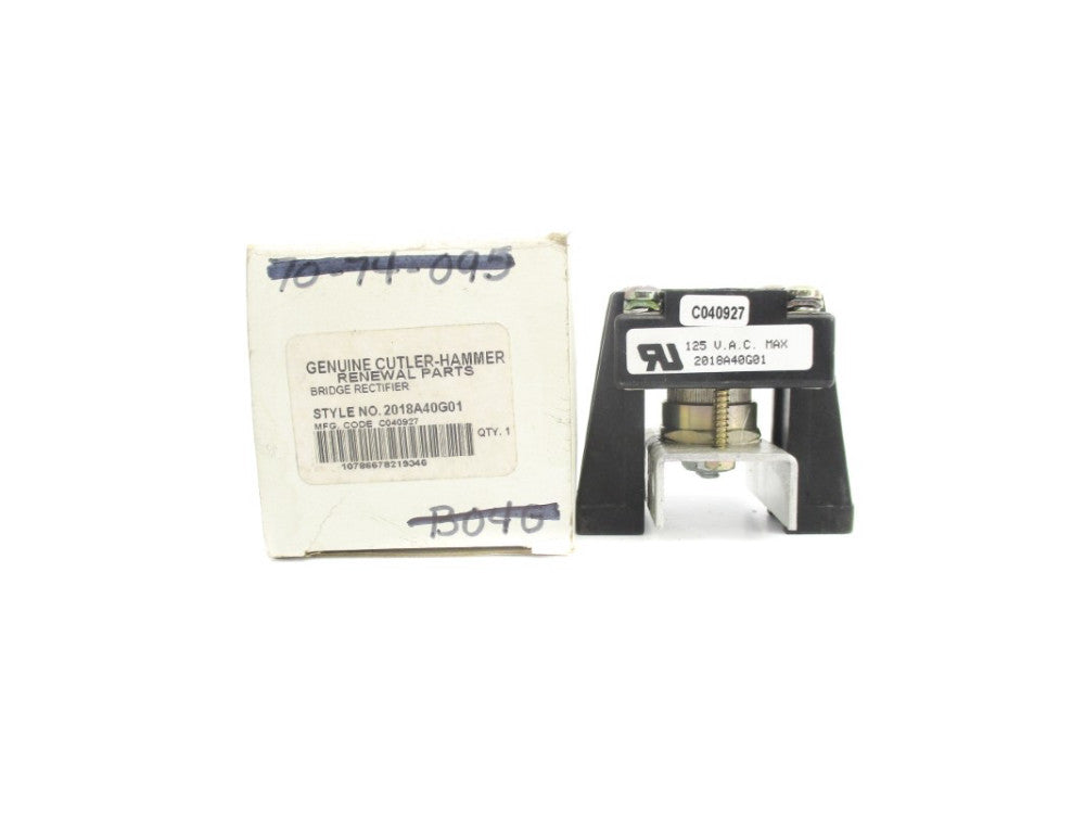 CUTLER HAMMER 2018A40G01 125VAC NSMP